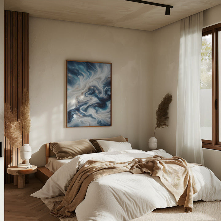 Nebula Flow - Stretched Canvas, Poster or Fine Art Print I Heart Wall Art