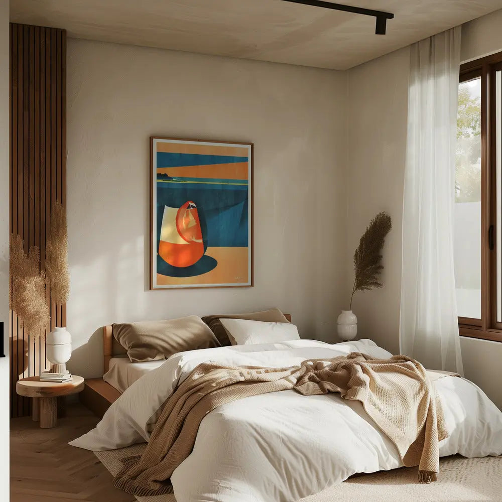 Negroni At Sunset - Stretched Canvas, Poster or Fine Art Print I Heart Wall Art