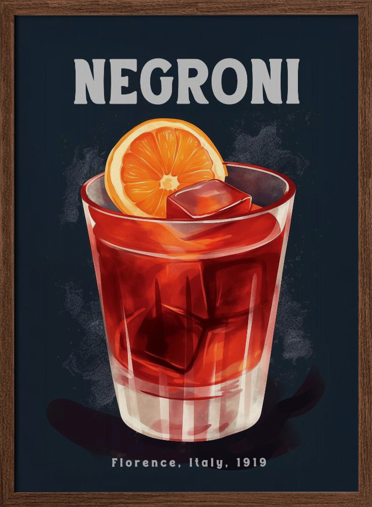 Negroni Florence 2 - Stretched Canvas, Poster or Fine Art Print I Heart Wall Art