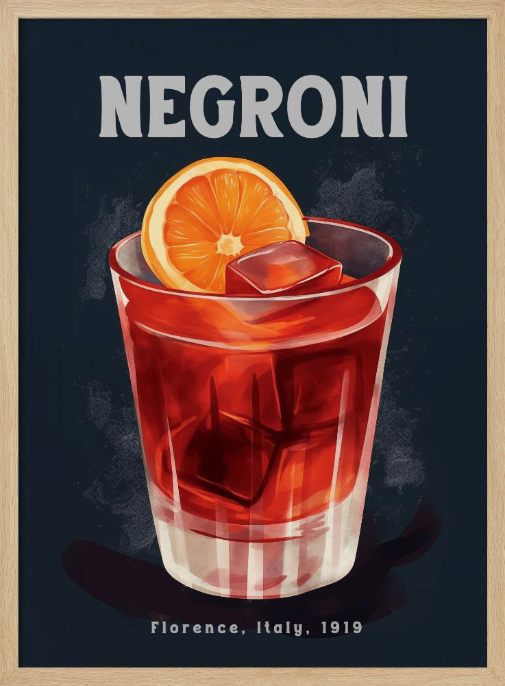 Negroni Florence 2 - Stretched Canvas, Poster or Fine Art Print I Heart Wall Art