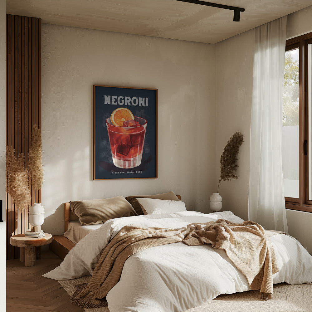 Negroni Florence 2 - Stretched Canvas, Poster or Fine Art Print I Heart Wall Art