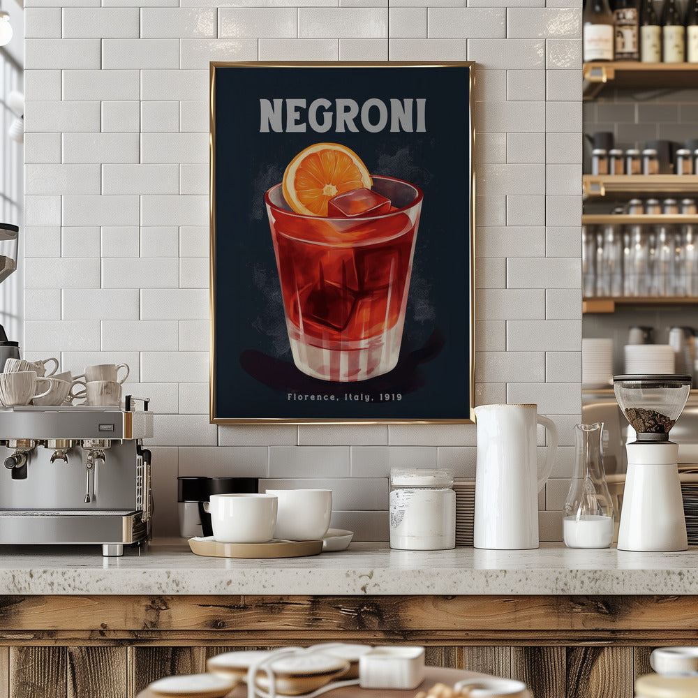 Negroni Florence 2 - Stretched Canvas, Poster or Fine Art Print I Heart Wall Art