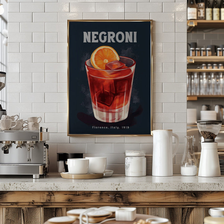 Negroni Florence 2 - Stretched Canvas, Poster or Fine Art Print I Heart Wall Art