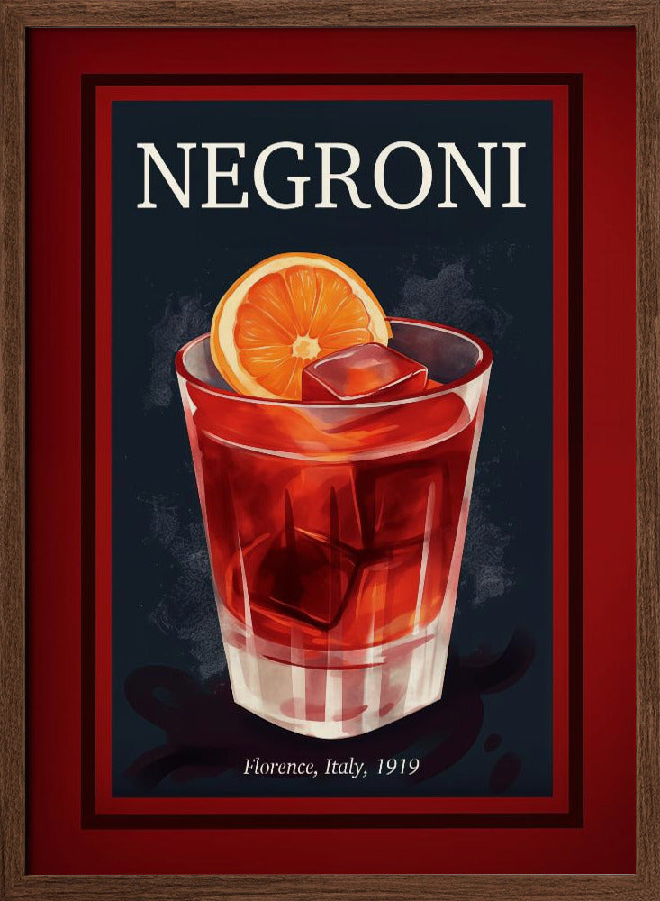 Negroni Florence - Stretched Canvas, Poster or Fine Art Print I Heart Wall Art