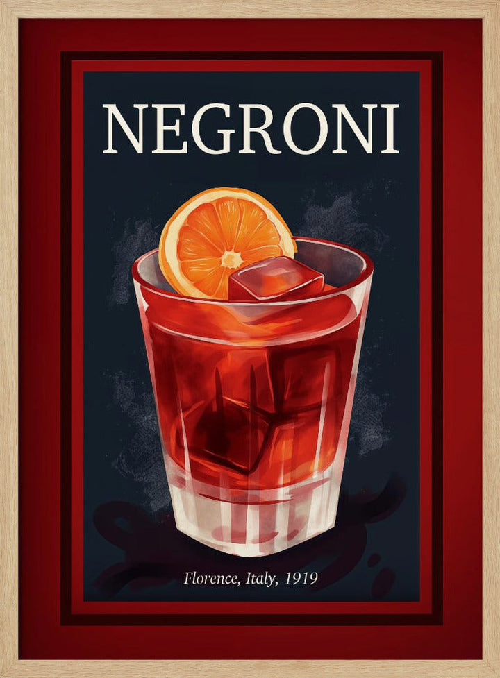 Negroni Florence - Stretched Canvas, Poster or Fine Art Print I Heart Wall Art