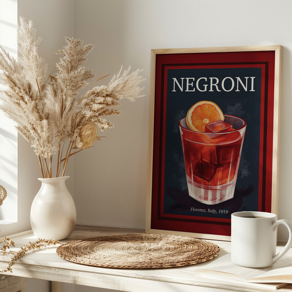 Negroni Florence - Stretched Canvas, Poster or Fine Art Print I Heart Wall Art