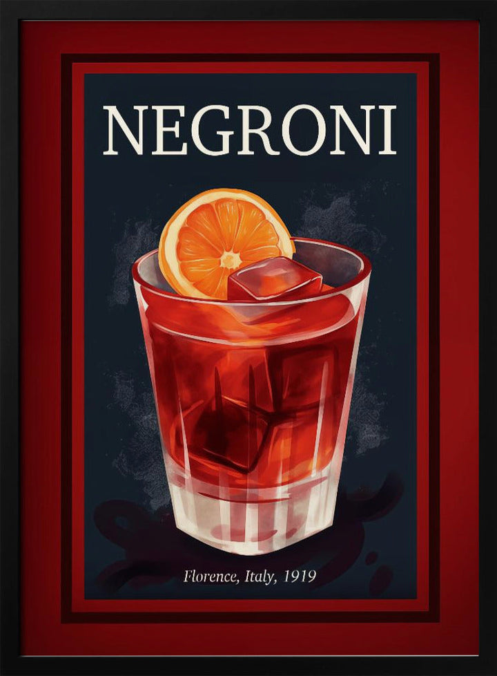 Negroni Florence - Stretched Canvas, Poster or Fine Art Print I Heart Wall Art