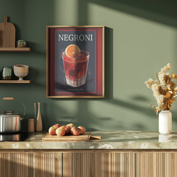 Negroni Florence - Stretched Canvas, Poster or Fine Art Print I Heart Wall Art