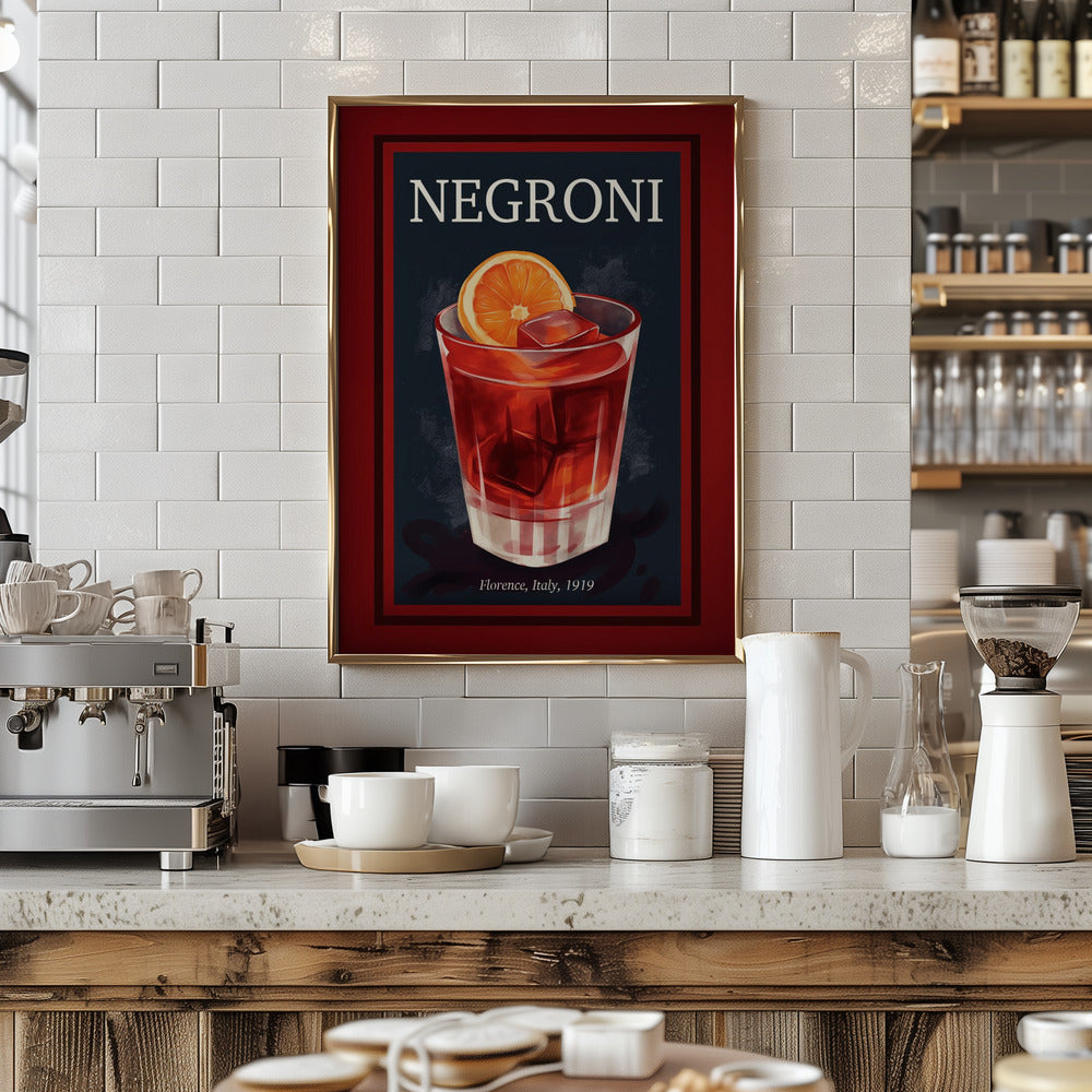 Negroni Florence - Stretched Canvas, Poster or Fine Art Print I Heart Wall Art