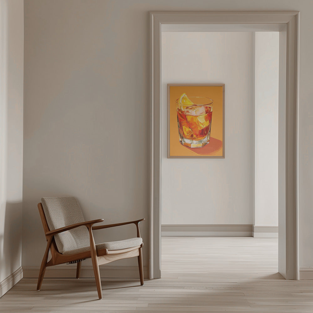 Negroni - Jolly and Dash - Stretched Canvas, Poster or Fine Art Print I Heart Wall Art
