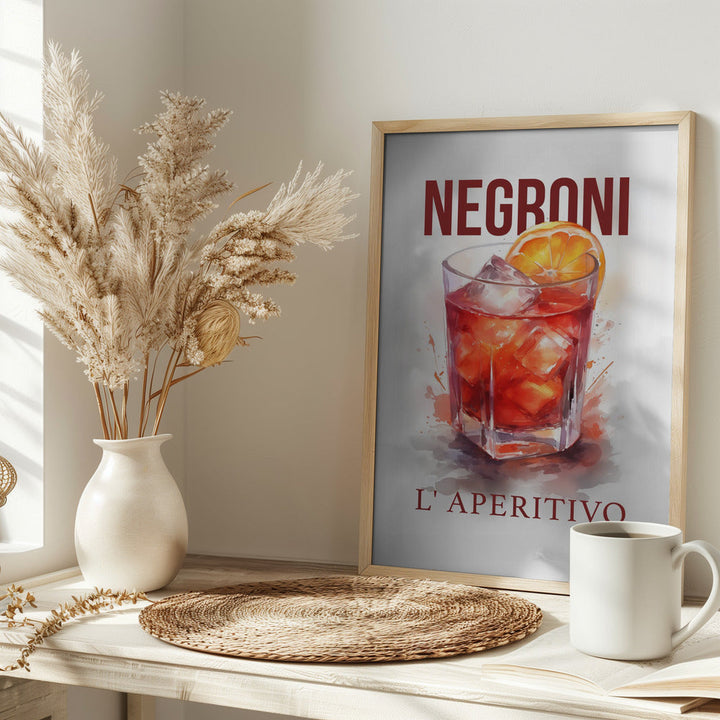 Negroni - Stretched Canvas, Poster or Fine Art Print I Heart Wall Art