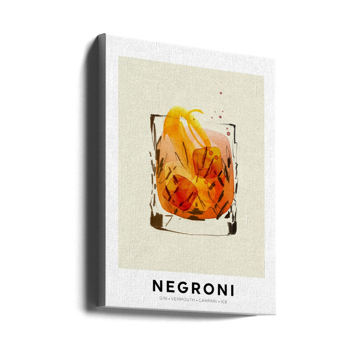 Negroni - Stretched Canvas, Poster or Fine Art Print I Heart Wall Art