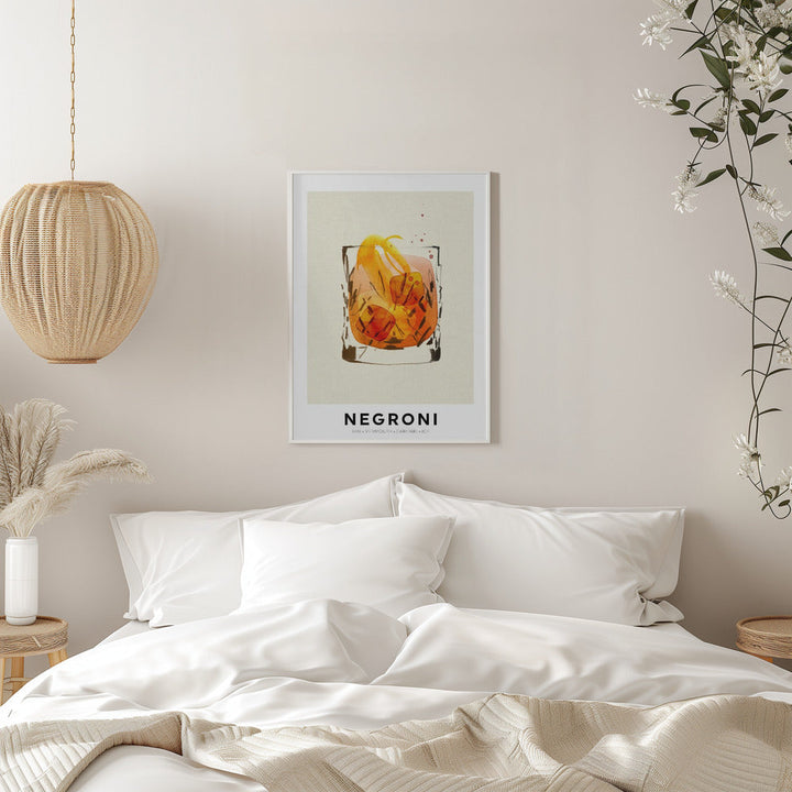 Negroni - Stretched Canvas, Poster or Fine Art Print I Heart Wall Art