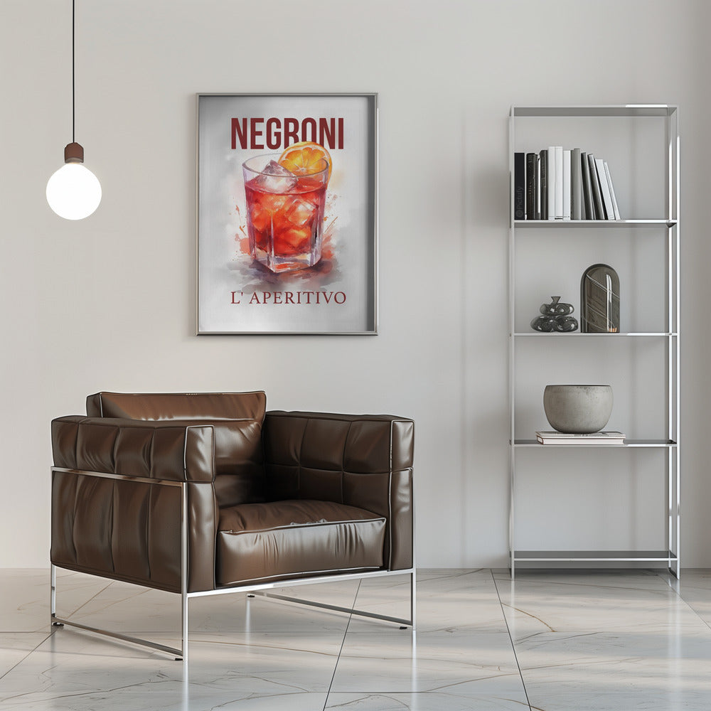 Negroni - Stretched Canvas, Poster or Fine Art Print I Heart Wall Art