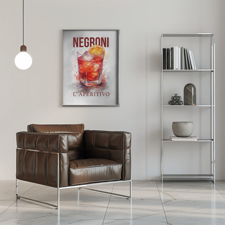 Negroni - Stretched Canvas, Poster or Fine Art Print I Heart Wall Art