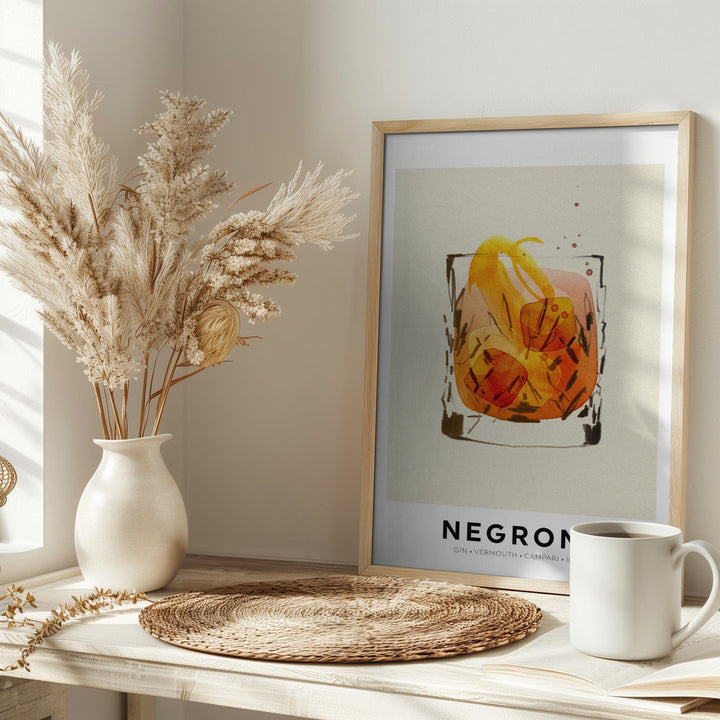 Negroni - Stretched Canvas, Poster or Fine Art Print I Heart Wall Art