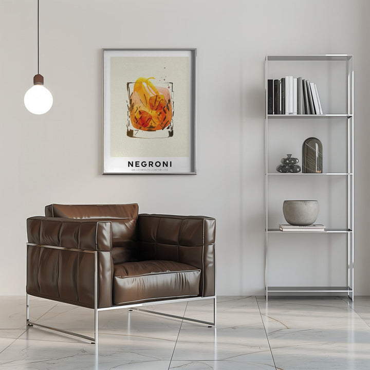 Negroni - Stretched Canvas, Poster or Fine Art Print I Heart Wall Art