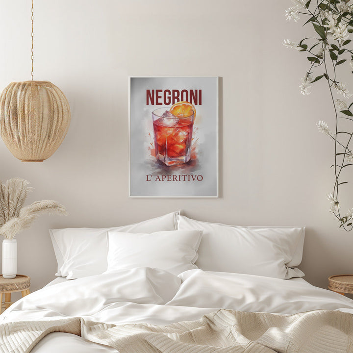 Negroni - Stretched Canvas, Poster or Fine Art Print I Heart Wall Art