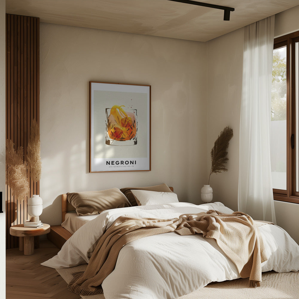 Negroni - Stretched Canvas, Poster or Fine Art Print I Heart Wall Art