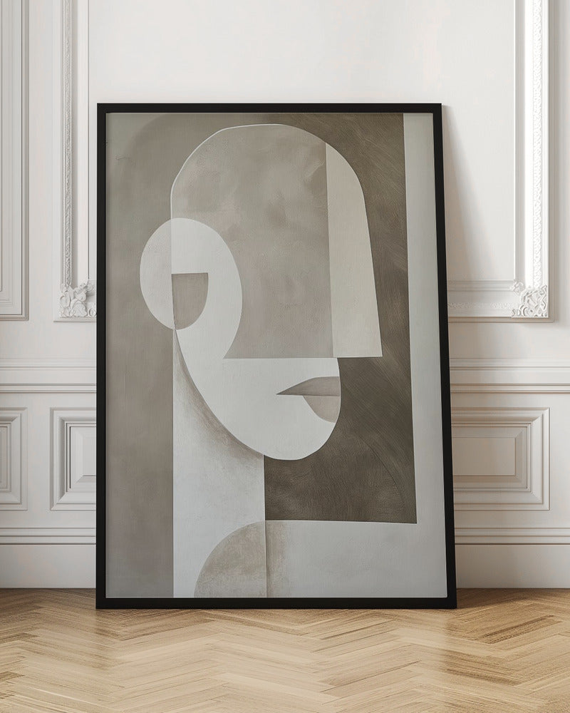 Neutral Portrait - Stretched Canvas, Poster or Fine Art Print I Heart Wall Art