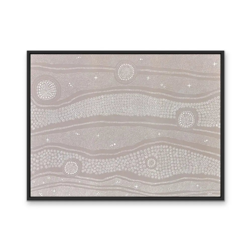 New Born Aboriginal Art Print by Holly Stowers - Canvas or Fine Art Print - Dot Painting I Heart Wall Art Australia 