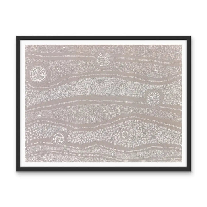 New Born Aboriginal Art Print by Holly Stowers - Canvas or Fine Art Print - Dot Painting I Heart Wall Art Australia 