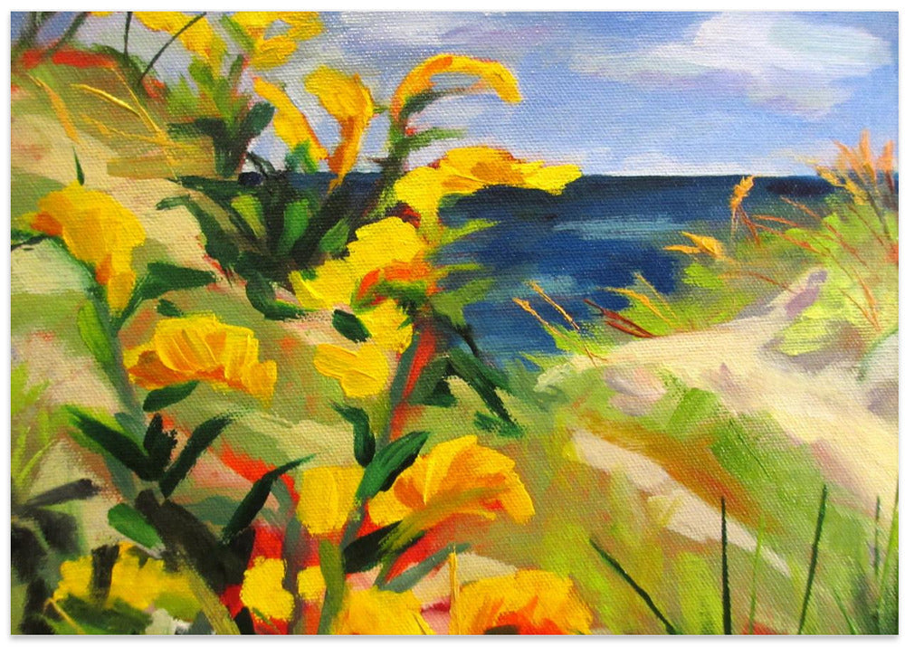 New Jersey Bay - Stretched Canvas, Poster or Fine Art Print I Heart Wall Art