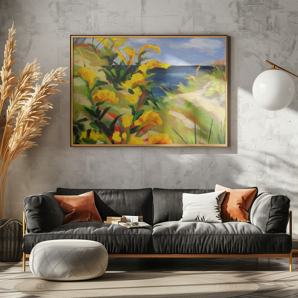 New Jersey Bay - Stretched Canvas, Poster or Fine Art Print I Heart Wall Art