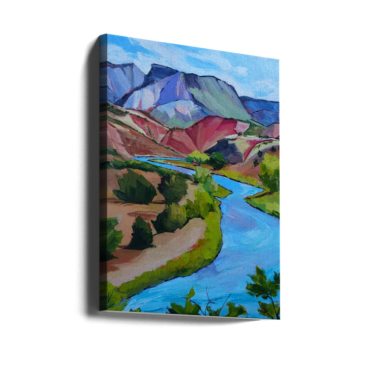 New Mexico River - Stretched Canvas, Poster or Fine Art Print I Heart Wall Art