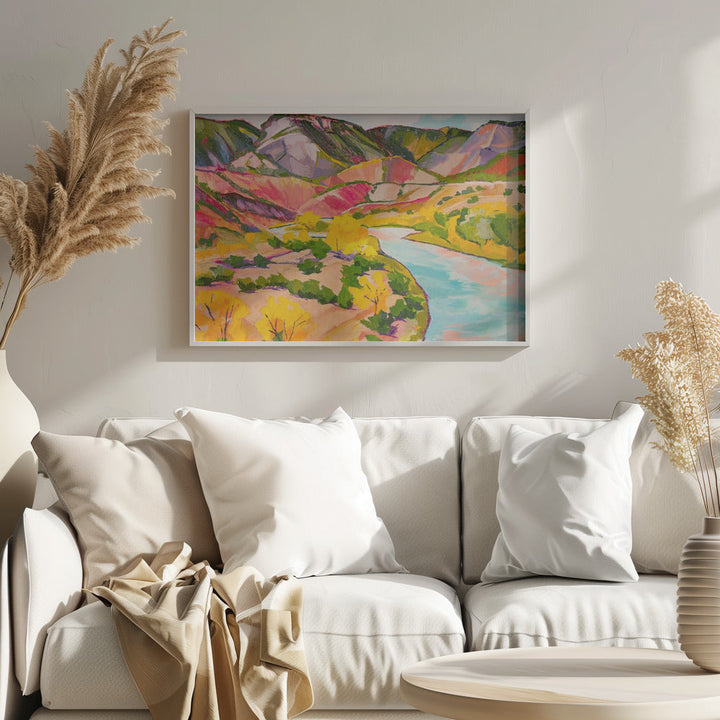 New Mexico - Stretched Canvas, Poster or Fine Art Print I Heart Wall Art