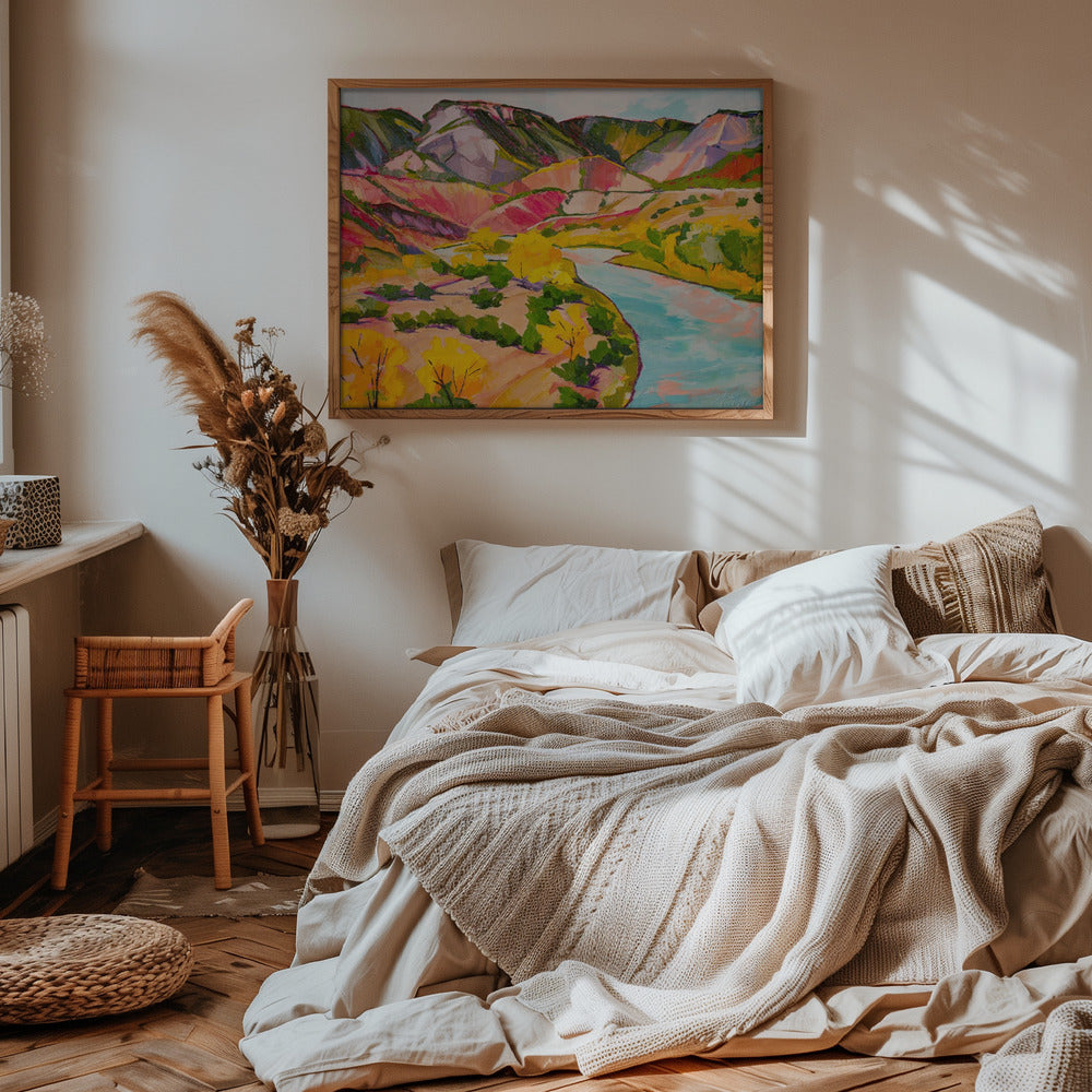 New Mexico - Stretched Canvas, Poster or Fine Art Print I Heart Wall Art