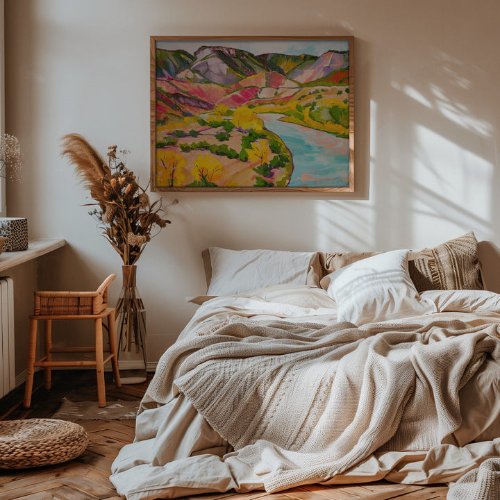 New Mexico - Stretched Canvas, Poster or Fine Art Print I Heart Wall Art