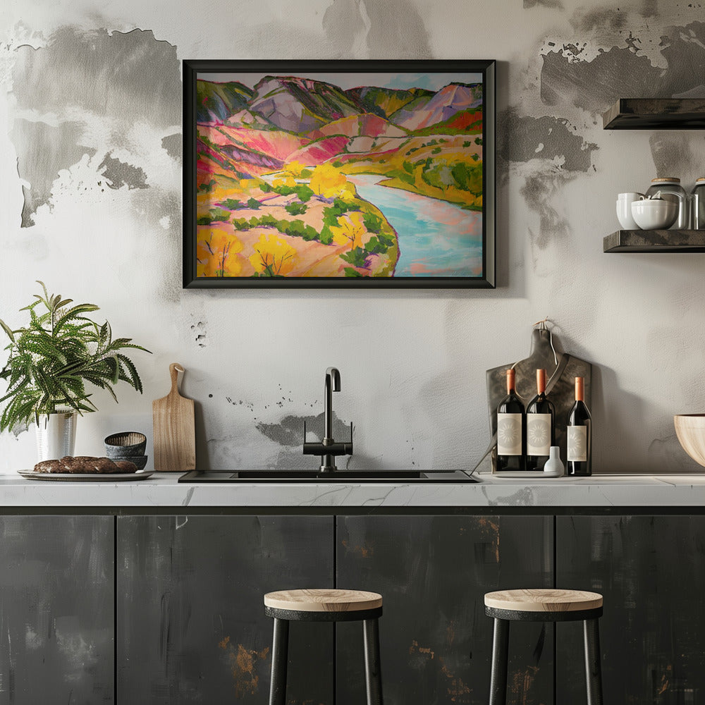 New Mexico - Stretched Canvas, Poster or Fine Art Print I Heart Wall Art