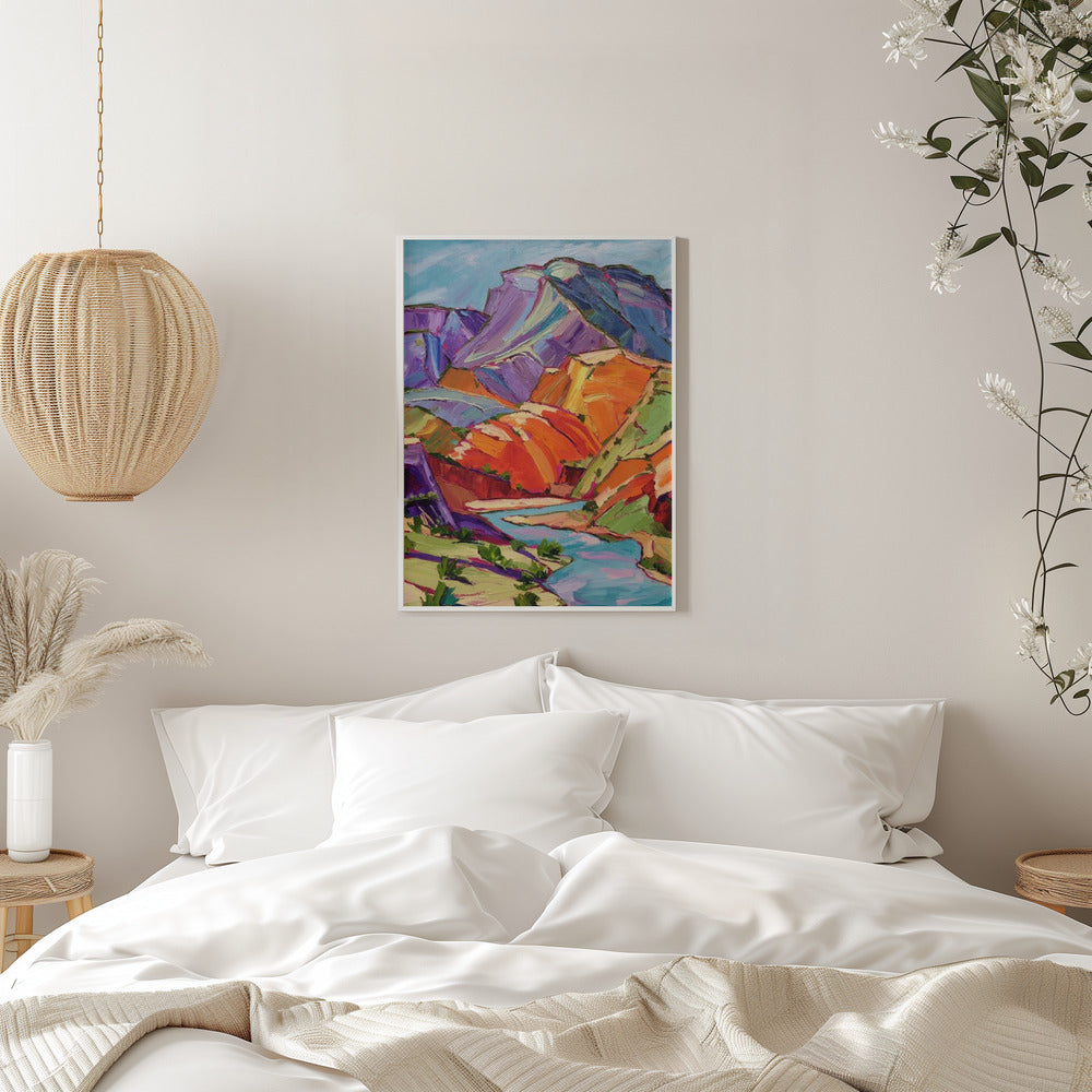 New Mexico - Stretched Canvas, Poster or Fine Art Print I Heart Wall Art
