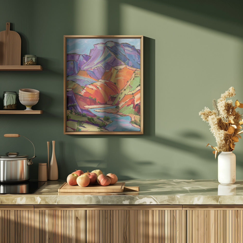 New Mexico - Stretched Canvas, Poster or Fine Art Print I Heart Wall Art