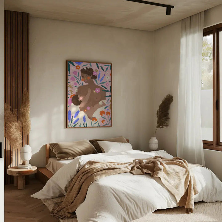 New Mum - Stretched Canvas, Poster or Fine Art Print I Heart Wall Art