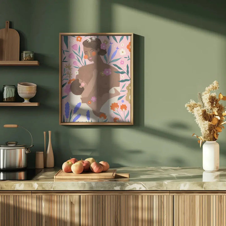 New Mum - Stretched Canvas, Poster or Fine Art Print I Heart Wall Art
