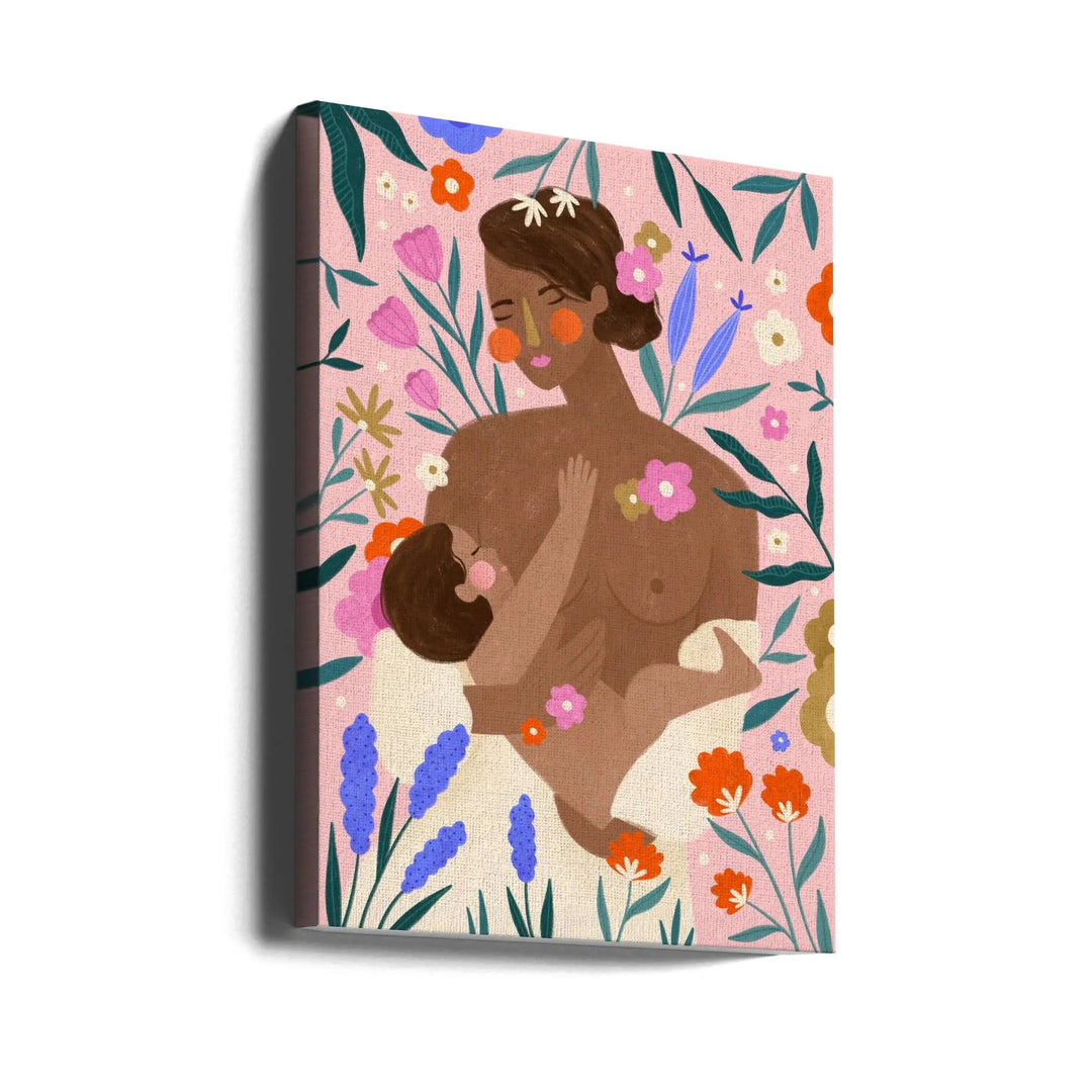 New Mum - Stretched Canvas, Poster or Fine Art Print I Heart Wall Art
