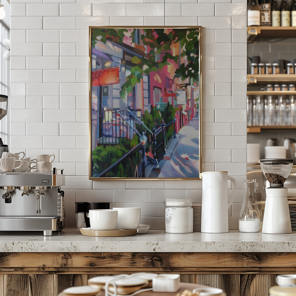 New York Afternoon - Stretched Canvas, Poster or Fine Art Print I Heart Wall Art