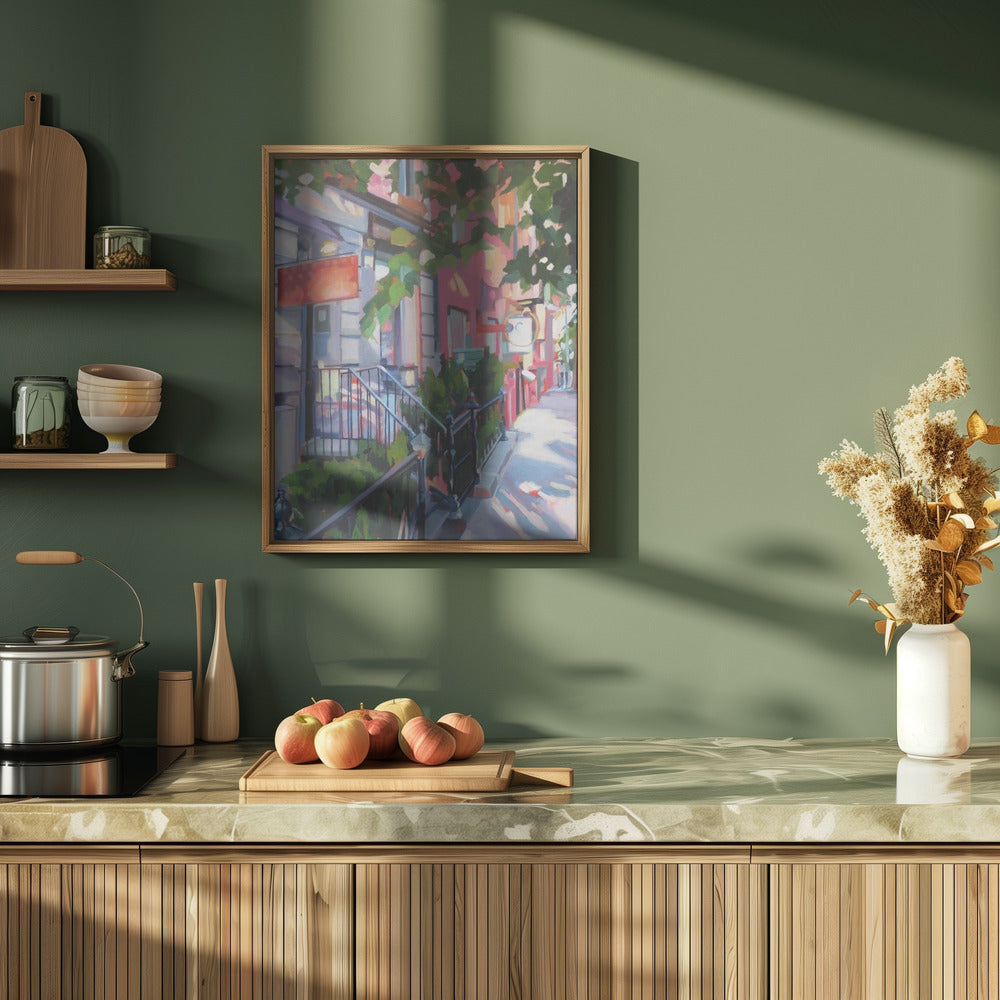 New York Afternoon - Stretched Canvas, Poster or Fine Art Print I Heart Wall Art