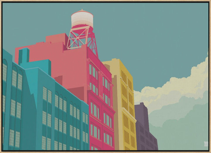 New York East 10th street - Stretched Canvas, Poster or Fine Art Print I Heart Wall Art