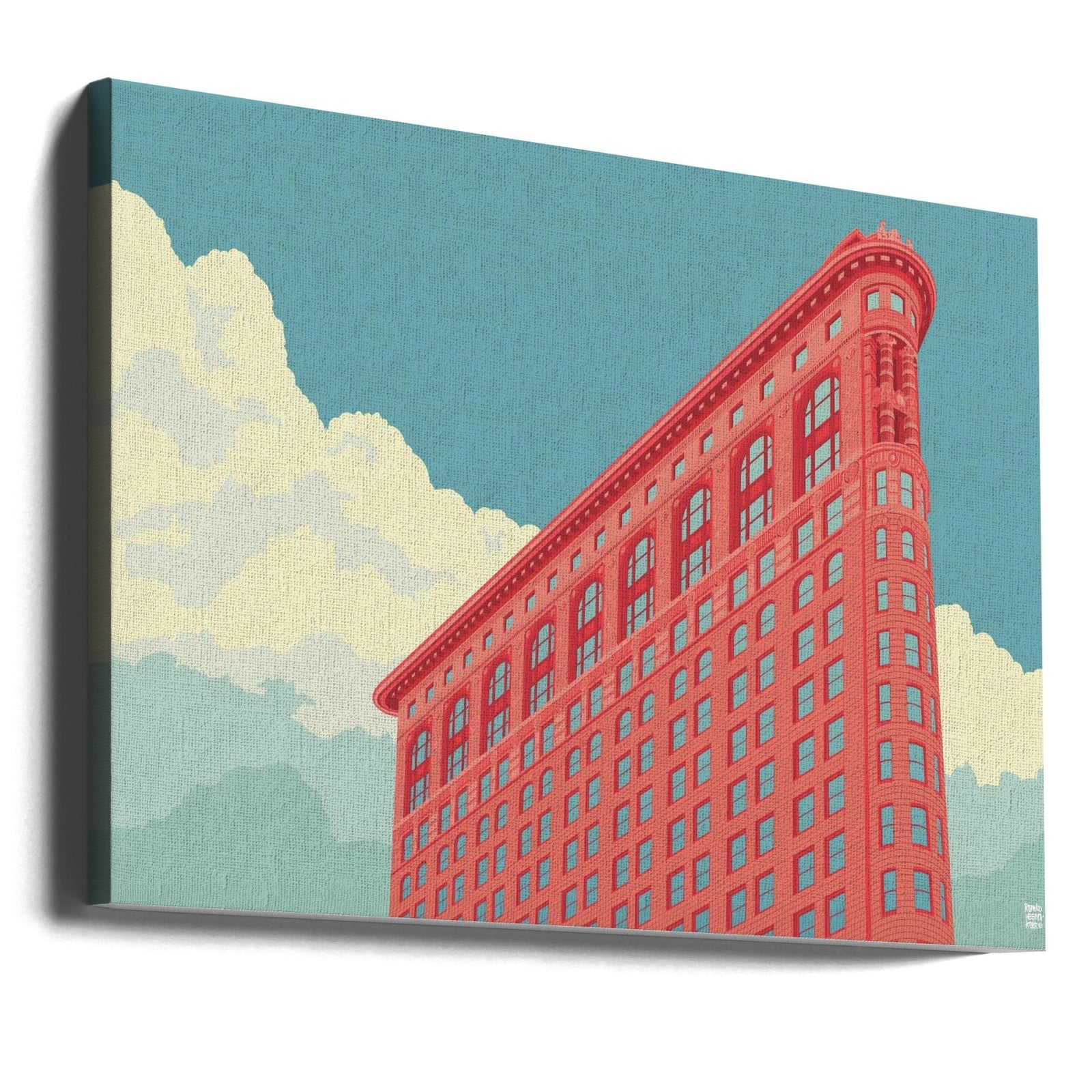 New York Flatiron Building - Stretched Canvas, Poster or Fine Art Print I Heart Wall Art
