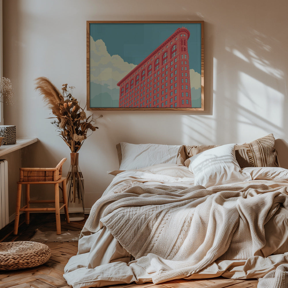 New York Flatiron Building - Stretched Canvas, Poster or Fine Art Print I Heart Wall Art