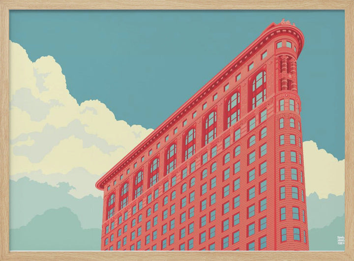 New York Flatiron Building - Stretched Canvas, Poster or Fine Art Print I Heart Wall Art