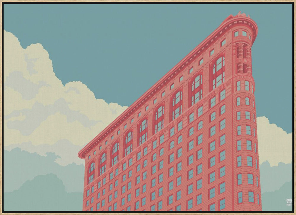 New York Flatiron Building - Stretched Canvas, Poster or Fine Art Print I Heart Wall Art