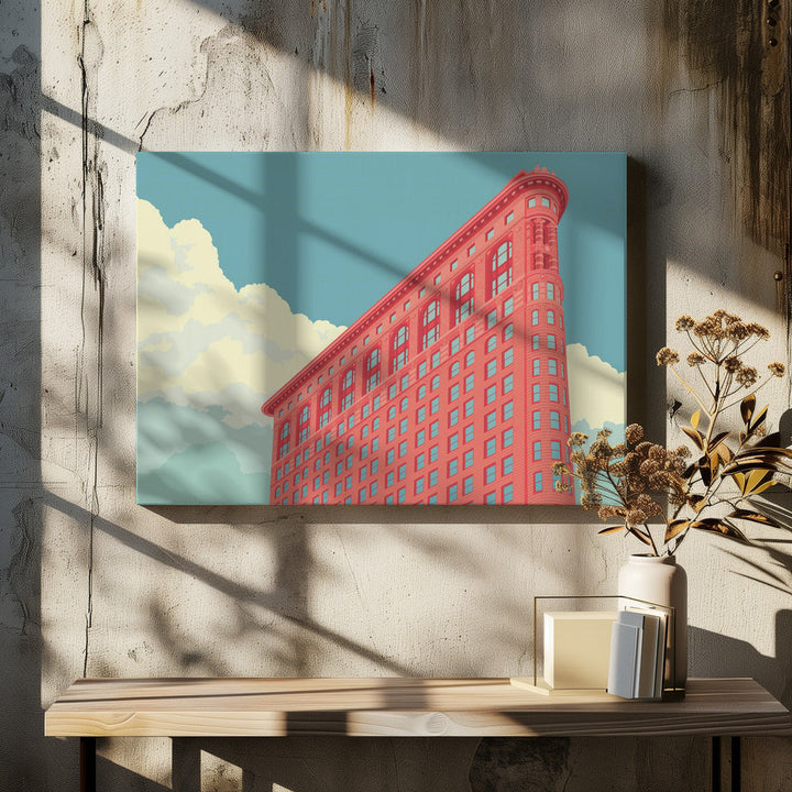 New York Flatiron Building - Stretched Canvas, Poster or Fine Art Print I Heart Wall Art