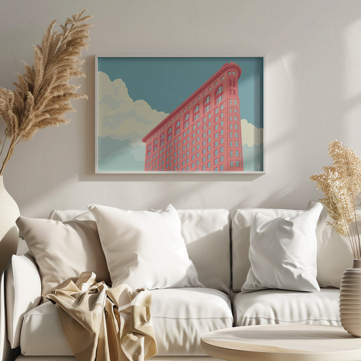 New York Flatiron Building - Stretched Canvas, Poster or Fine Art Print I Heart Wall Art