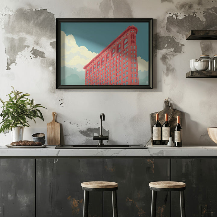 New York Flatiron Building - Stretched Canvas, Poster or Fine Art Print I Heart Wall Art