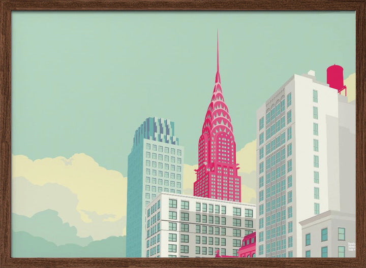 New York Park Avenue - Stretched Canvas, Poster or Fine Art Print I Heart Wall Art