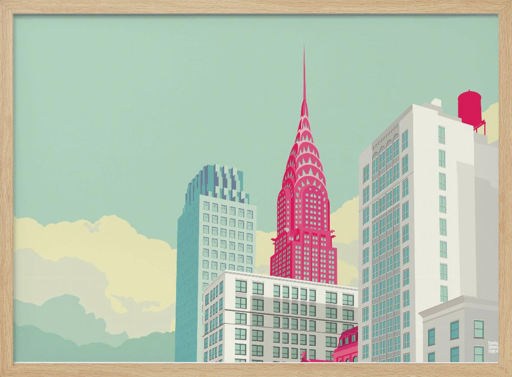 New York Park Avenue - Stretched Canvas, Poster or Fine Art Print I Heart Wall Art